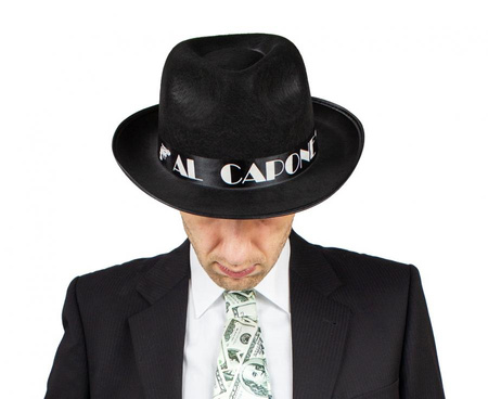 Kapelusz "Al Capone", czarny