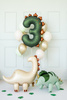 Balon foliowy Cyfra ''3'' Dinozaur, 92cm, mix