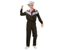 Zestaw dla dorosłych Kowboj (kapelusz, szalik, bluzka), rozm. 56