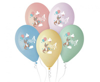 Balony Premium Hel Mam Już 1 Roczek (kangurek), 13"/ 5 szt.