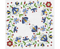 Serwetki papierowe Wejherowski Embroidery Folk, 33 x 33 cm,  20 szt.