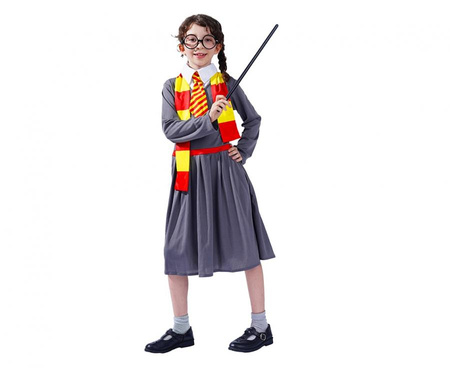 Zestaw dla dzieci Czarodziejka (sukienka z krawatem, szalik), rozm. 110/120 cm