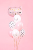 Balony 30 cm, Kotek, Pastel Pure White (1 op. / 50 szt.)