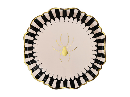 Talerzyki Pająk, 23 cm, mix (1 op. / 6 szt.)