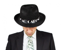 Kapelusz "Al Capone", czarny