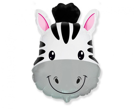 Balon foliowy 24" - Zebra (głowa)