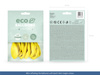 Balony Eco 30cm pastelowe, ciemny żółty (1 op. / 10 szt.)