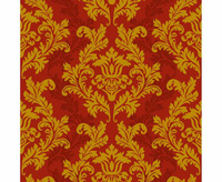 Serwetki papierowe Red&Gold Wallpaper, 33 x 33 cm,  20 szt.