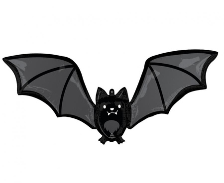 Balon foliowy SuperShape Glow Batty Bat, 106cm w x 48cm