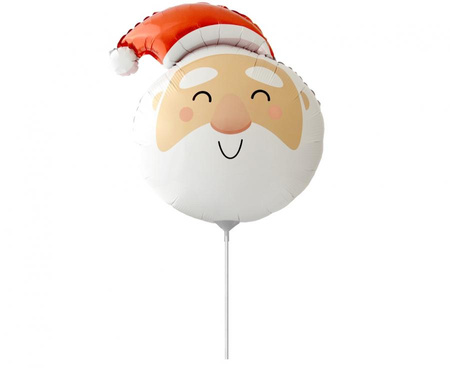Balon foliowy 14" - Święty Mikołaj (głowa)