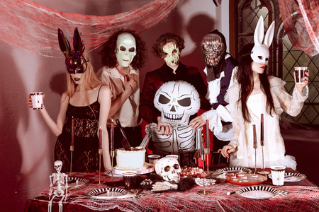 Maska Czaszka, 18.5x24.5cm, mix