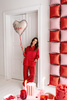 Balon foliowy Serce, 50x47cm, mix