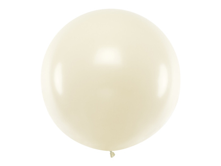 Balon okrągły 1m, Metallic Pearl