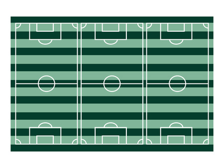 Obrus Boisko piłkarskie, 120x180cm, mix