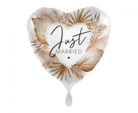 Balon Foliowy Boho Dream Just Married ,45 cm zapakowany