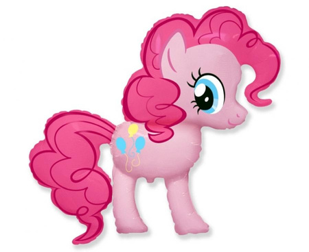 Balon foliowy 24" - Kucyki My Little Pony: Pinkie Pie, pakowany