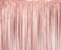 Kurtyna matowa różowo-złota, 100x200 cm