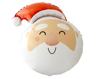 Balon foliowy 24" - Święty Mikołaj (głowa)