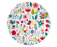 Talerzyki papierowe Kolekcja Summer - Have fun (light), 18 cm/ 6 szt.
