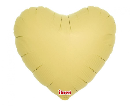 Balon foliowy, serce 14", Ice Orange, 5 szt.