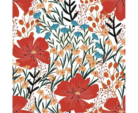 Serwetki pap. Poppy & Wild Flowers, 33x33 cm, 20 szt.