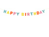 Baner filcowy, Happy Birthday, mix, 3m