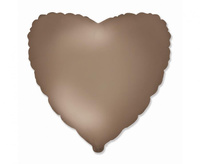 Balon foliowy 18" - Serce (matowe Starlight Gold)