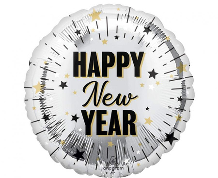 Balon foliowy 18"  Elegant New Year Celebration