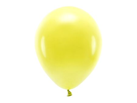 Balony Eco 30cm pastelowe, żółty (1 op. / 100 szt.)