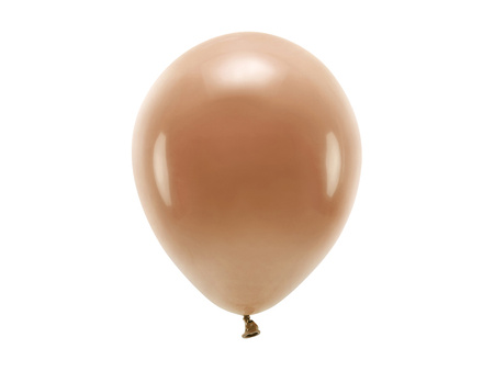 Balony Eco 26cm pastelowe, czekoladowy brąz (1 op. / 10 szt.)