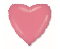 Balon foliowy 18" - Serce (pastel czerwony)