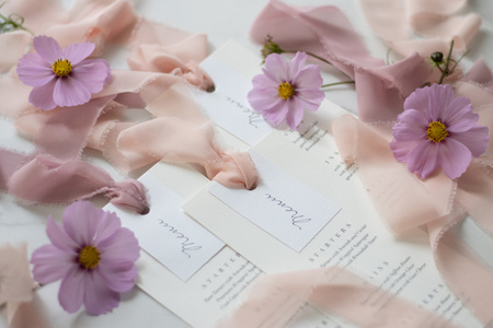 Wstążka szyfonowa, liliowy, 40mm/10m