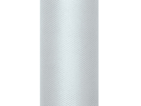Tiul gładki, szary, 0,15 x 9m (1 szt. / 9 mb.)