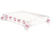Obrus papierowy Pink Heart Unicorn, 120 x 180 cm