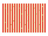 Obrus papierowy Pasy z gwiazdkami, mix, 180 x 120 cm