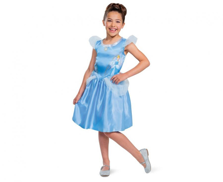 Strój Cinderella Basic Plus- Disney (licencja), rozm. M (7-8 lat)