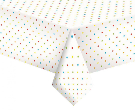 Obrus papierowy Sweet Unicorn with Pastel Dots, 120 x 180 cm
