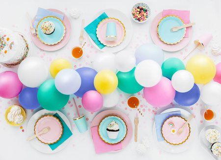 Balony Eco 30cm pastelowe, biały (1 op. / 10 szt.)