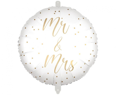 Balon foliowy 18" Mr & Mrs Decorata Party