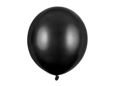 Balony Strong 43cm, Metallic Black (1 op. / 25 szt.)