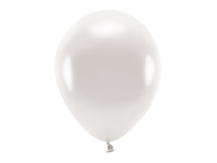 Balony Eco 30cm metalizowane, perłowy (1 op. / 100 szt.)