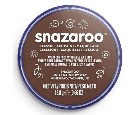 Farba do twarzy 18 ml Jasno brązowa