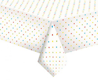 Obrus papierowy Sweet Unicorn with Pastel Dots, 120 x 180 cm