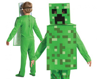 Strój Creeper Fancy - Minecraft (licencja), rozm. S (4-6 lat)