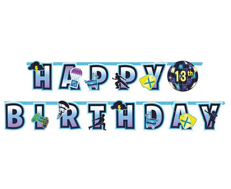 Banner Battle Royal 13th birthday, 320x26 cm