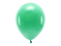 Balony Eco 30cm pastelowe, zielony (1 op. / 10 szt.)