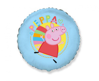 Balon foliowy 18" - Peppa Blue (opak. papierowe)