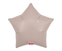Balon foliowy, gwiazda 15", Warm Gray, 5 szt.