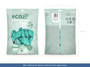 Balony Eco 30cm pastelowe, ciemna mięta (1 op. / 100 szt.)
