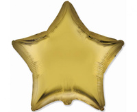 Balon foliowy 18" - Gwiazda (satynowy cytrusowy)